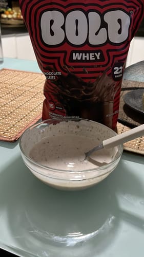 Customer photo review of BOLD WHEY CHOCOLATE AO LEITE (450g)