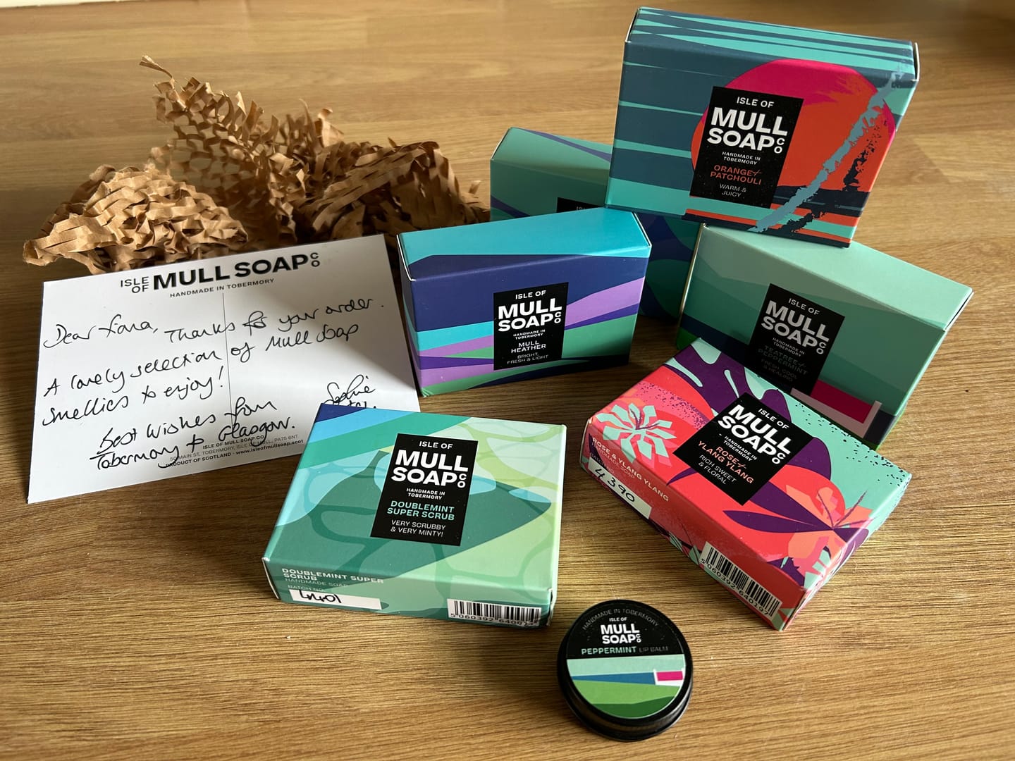 Customer photo review of Orange and Patchouli Isle of Mull Soap