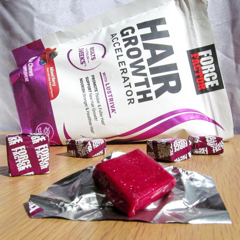 Customer photo review of Hair Growth Gummies