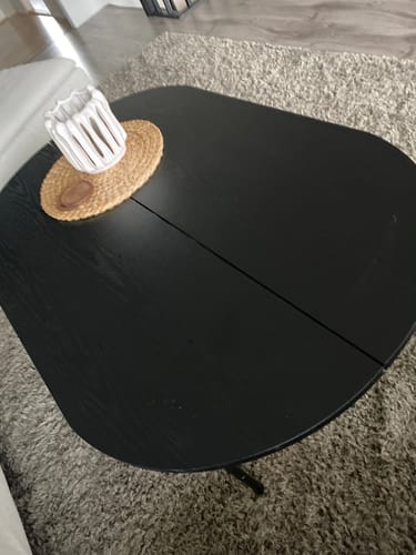 Kundeanmeldelse med bilde av Treverk sort matt kontaktplast