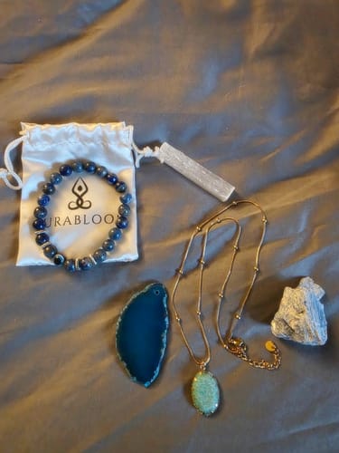 Customer photo review of AuraBloom Subscription Box