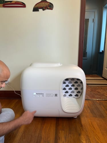 Customer photo review of Self-Cleaning Litter Box