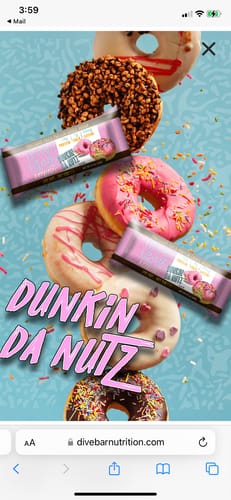 Customer photo review of Dunkin Da Nutz - 6 Bars