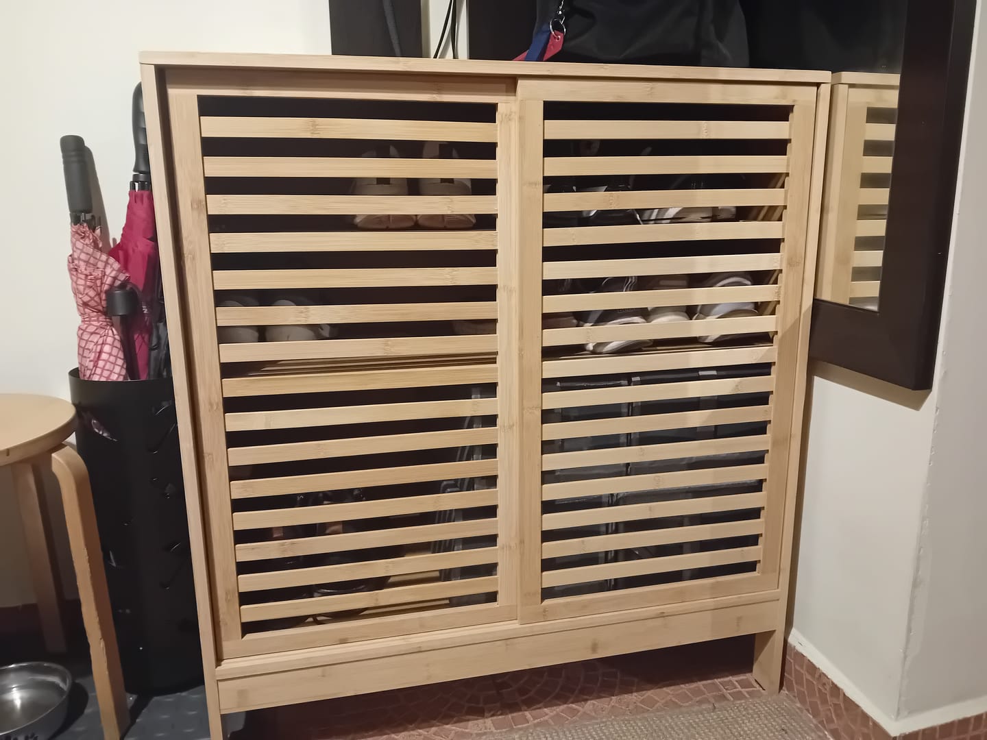 Customer photo review of Pantofar NALDO, bambus, 80x40x88 cm