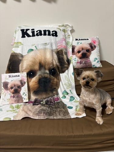 Customer photo review of Petcanva©オーダーメイド ペット似顔絵