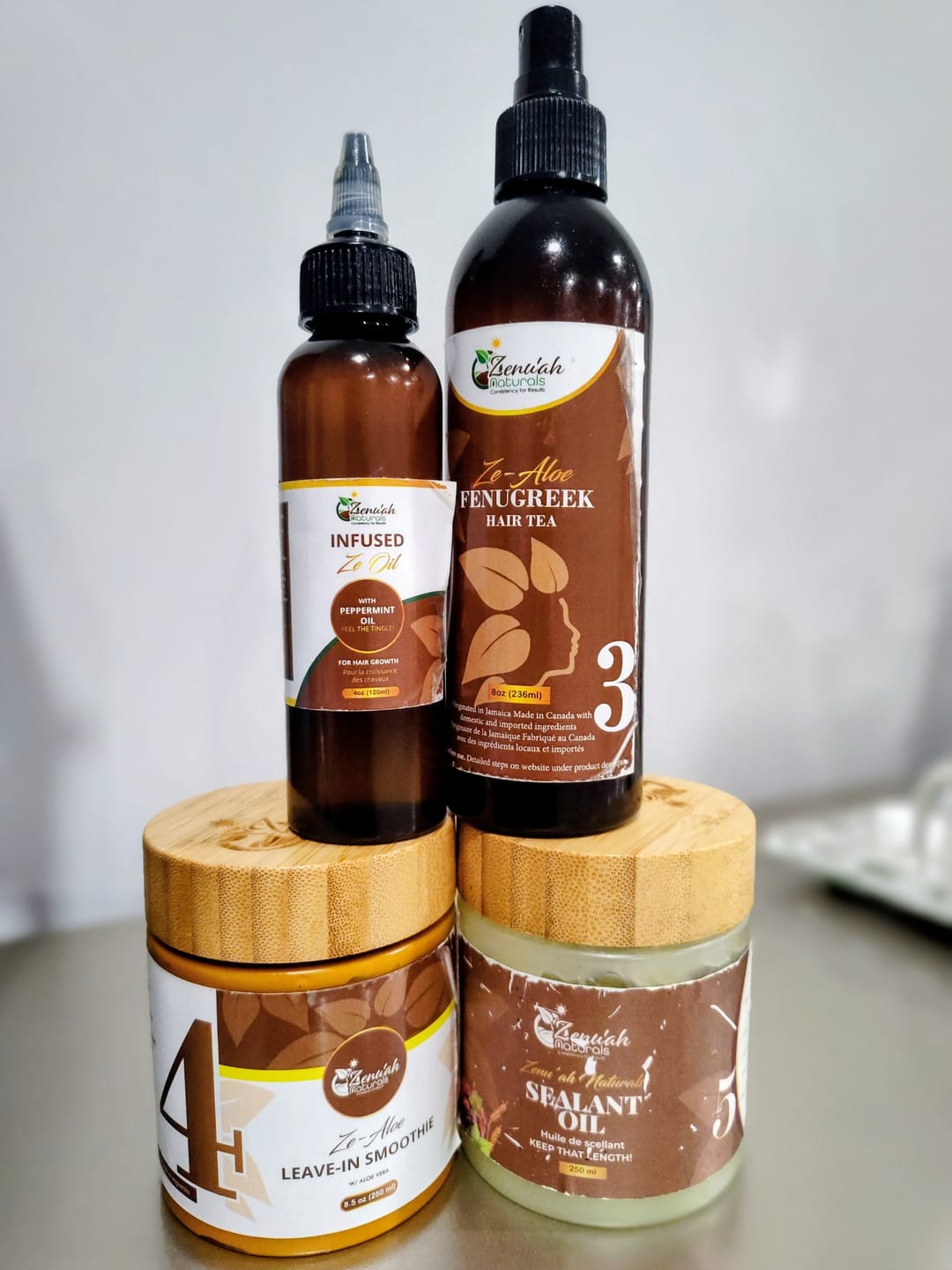 Customer photo review of Infused Ze Oil – Herbal Nourishing Scalp Blend