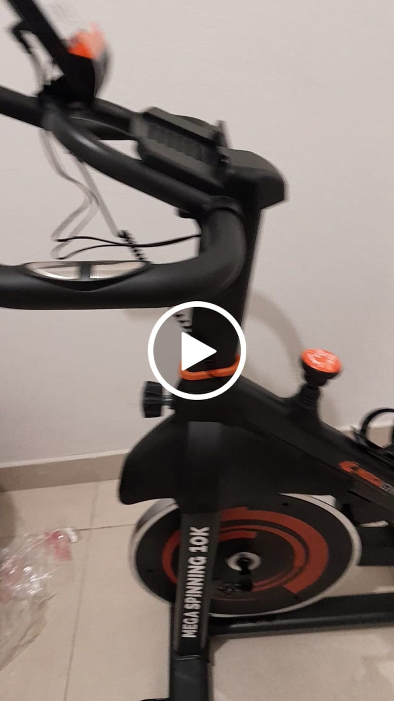 Customer video review of Bicicleta Ergométrica Bike Mega Spinning 10K