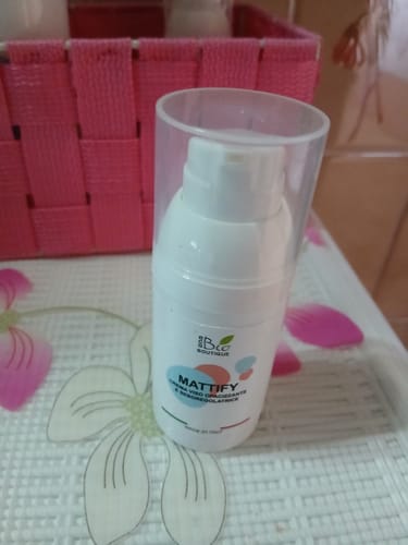 Customer photo review of Mattify