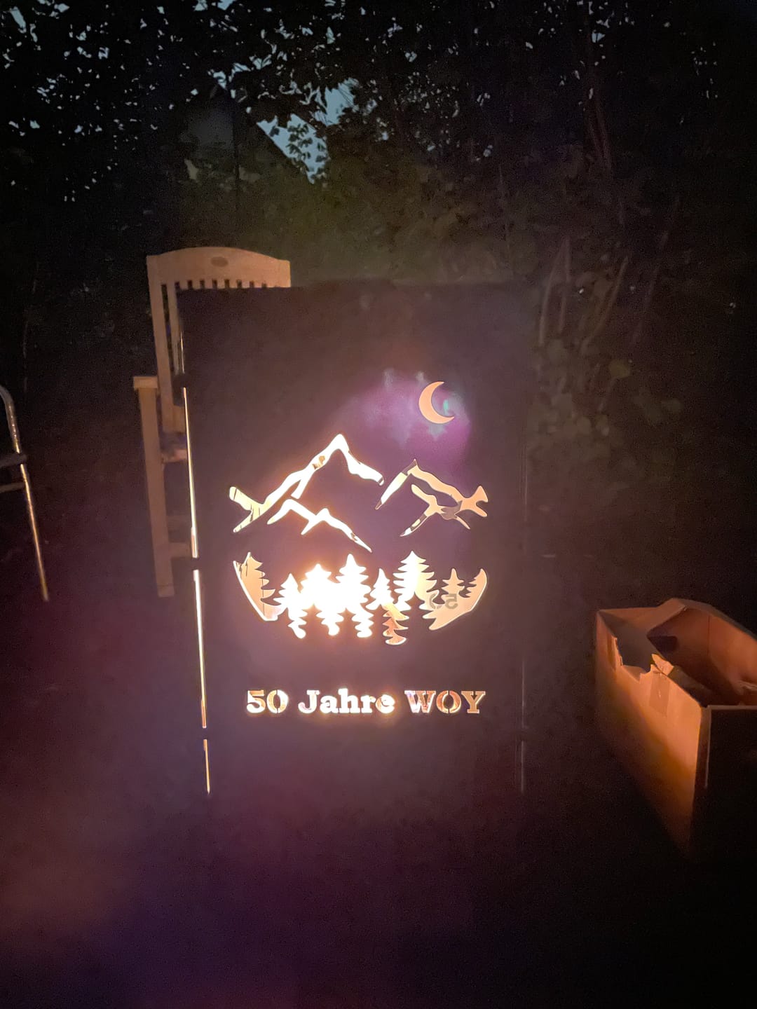 Customer photo review of Feuertonne Berge aus edlem Stahl