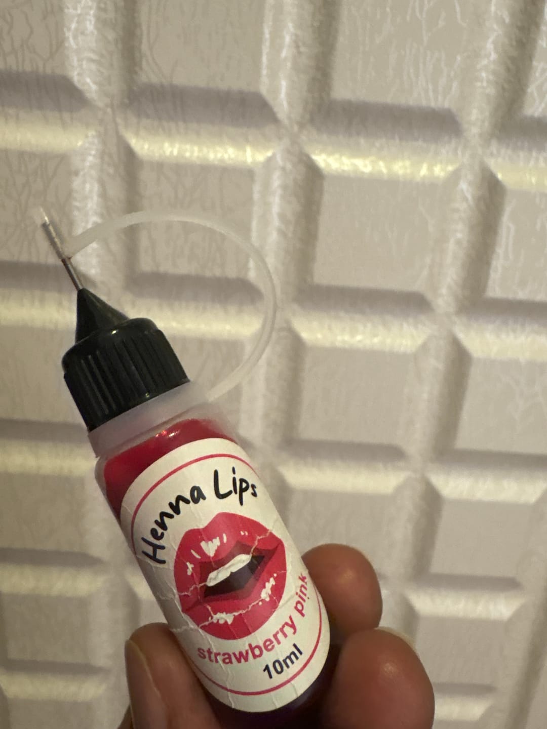 Customer photo review of Henna Pink Lips -10 ml