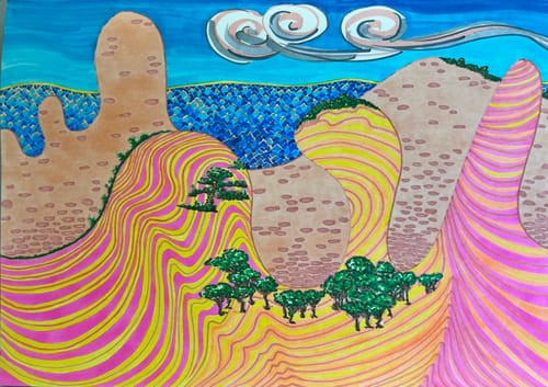 Customer photo review of Ohuhu Honolulu 24 Basic Colors Dual Tips Alcohol Art Markers