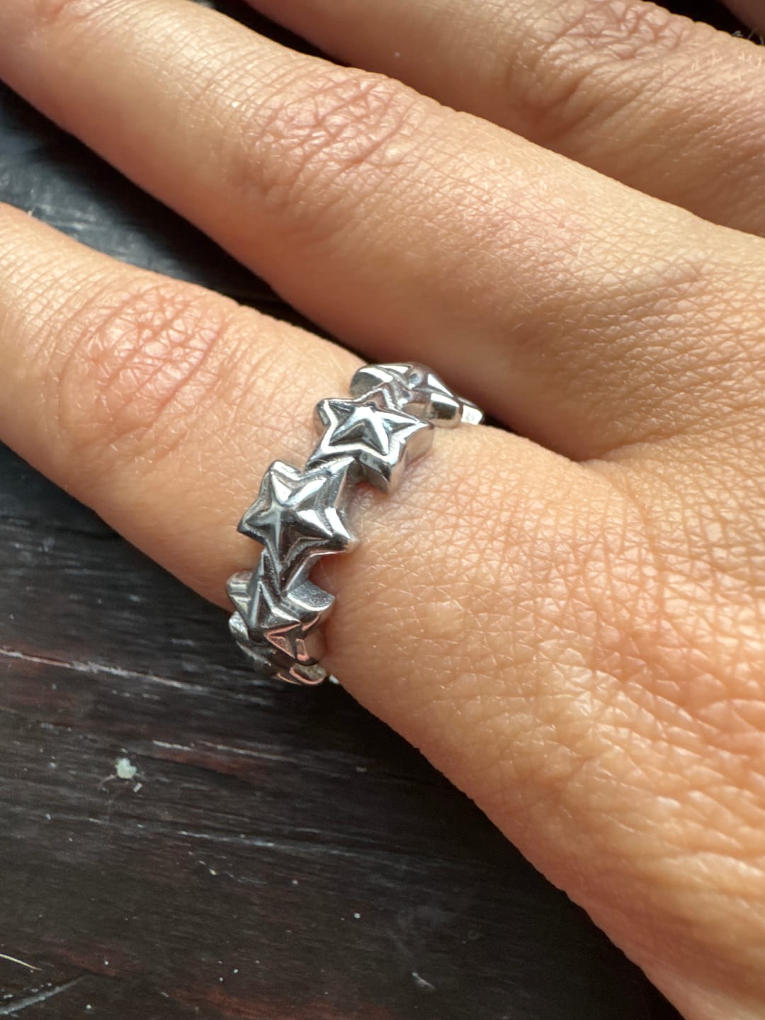 Customer photo review of Orbital Star Ring