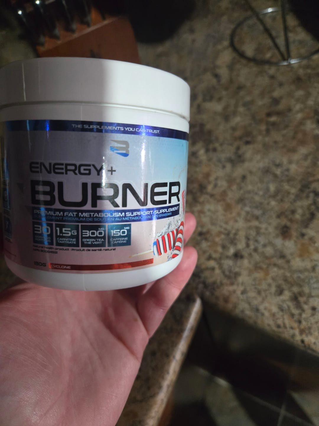Customer photo review of Believe - Energy Burner - 130g