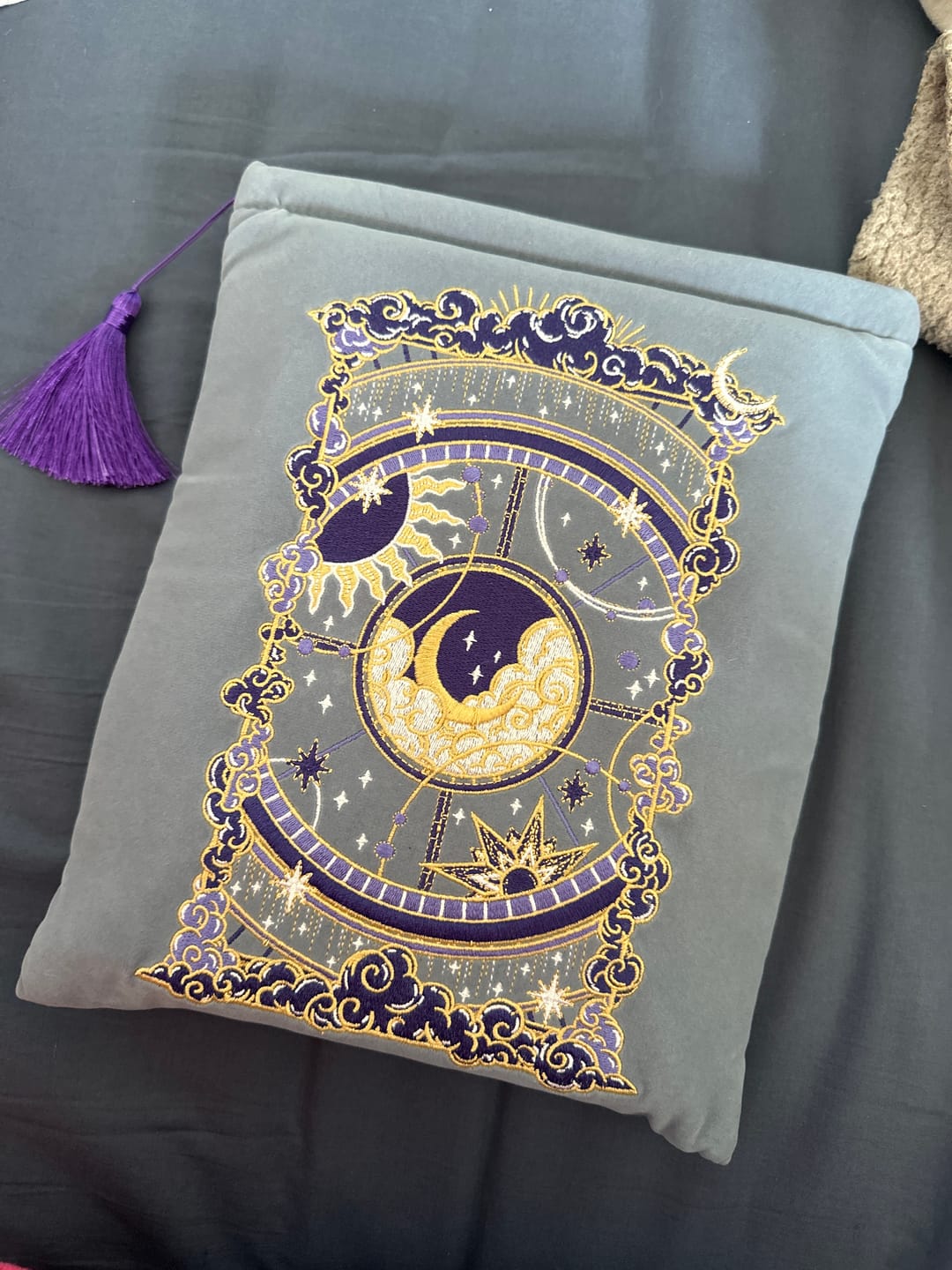 Customer photo review of Otherworldly Book Sleeve- Blue