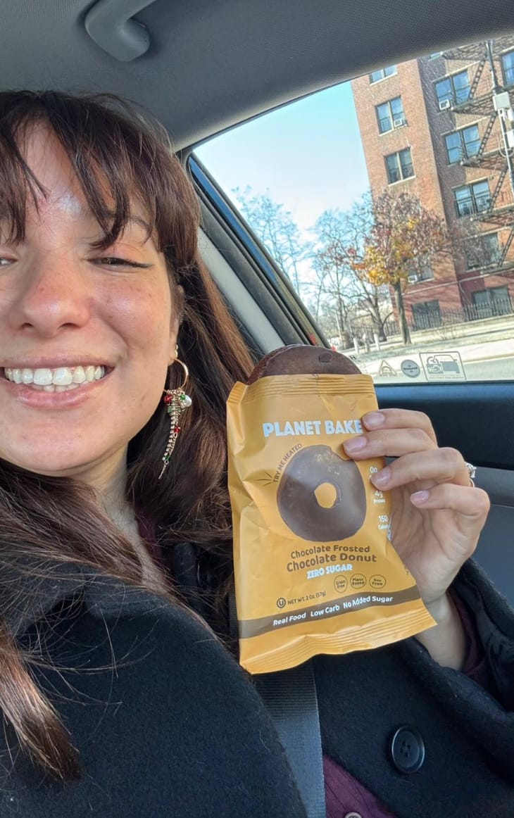 Customer photo review of Frosted Dark Chocolate Donut, 8pack, Pre-Order