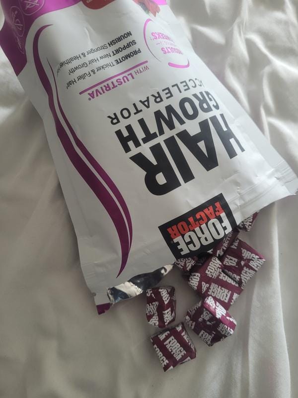 Customer photo review of Hair Growth Gummies