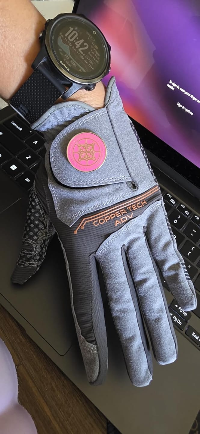 Customer photo review of Copper Tech Advanced 2.0 Women's Golf Glove Left or Right