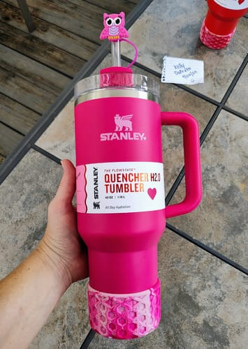 Customer photo review of Cosmo Pink Remix WAFFLE Tumbler Boot -fits 20-40oz