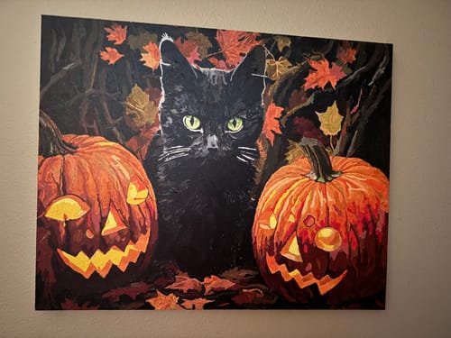 Customer photo review of Black Cat's Pumpkin Adventure