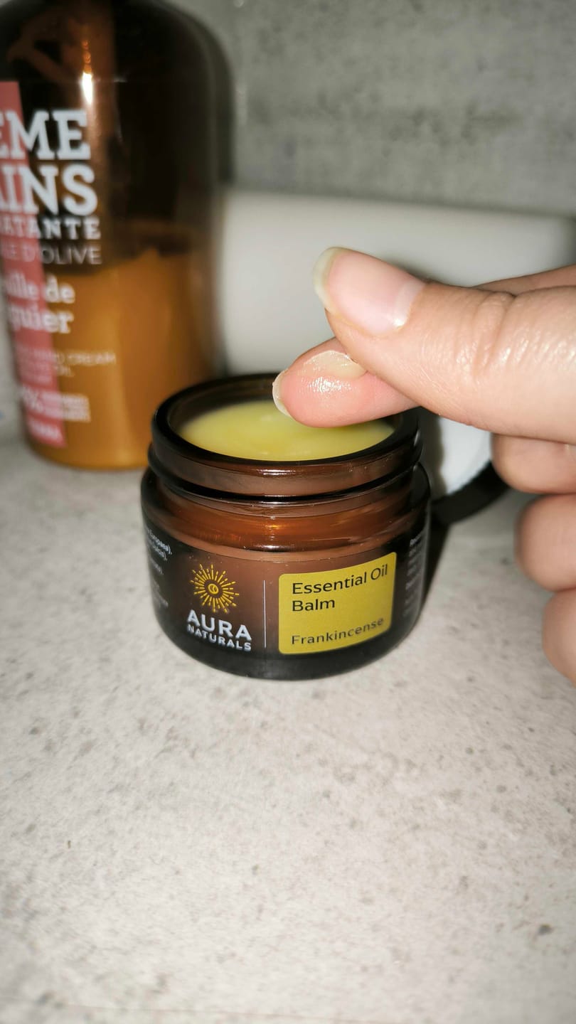 Customer photo review of Frankincense Balm