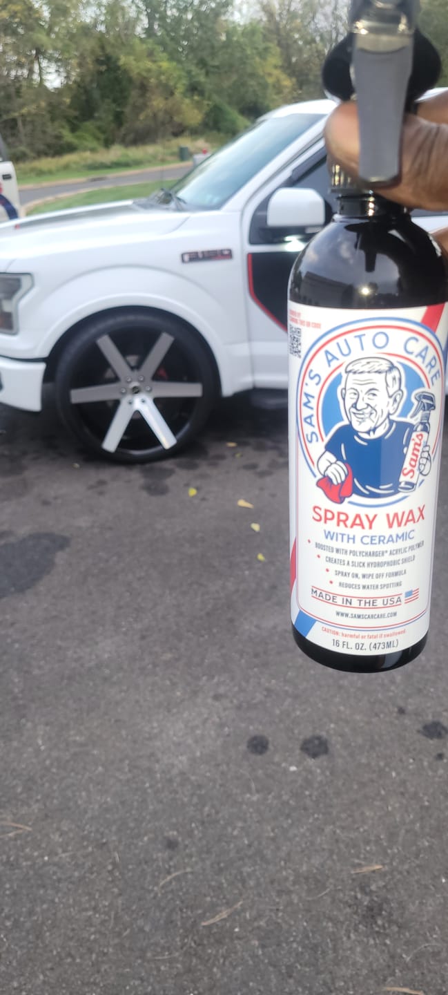 Customer photo review of Sam's Spray Wax Kit w/ Microfiber Towel