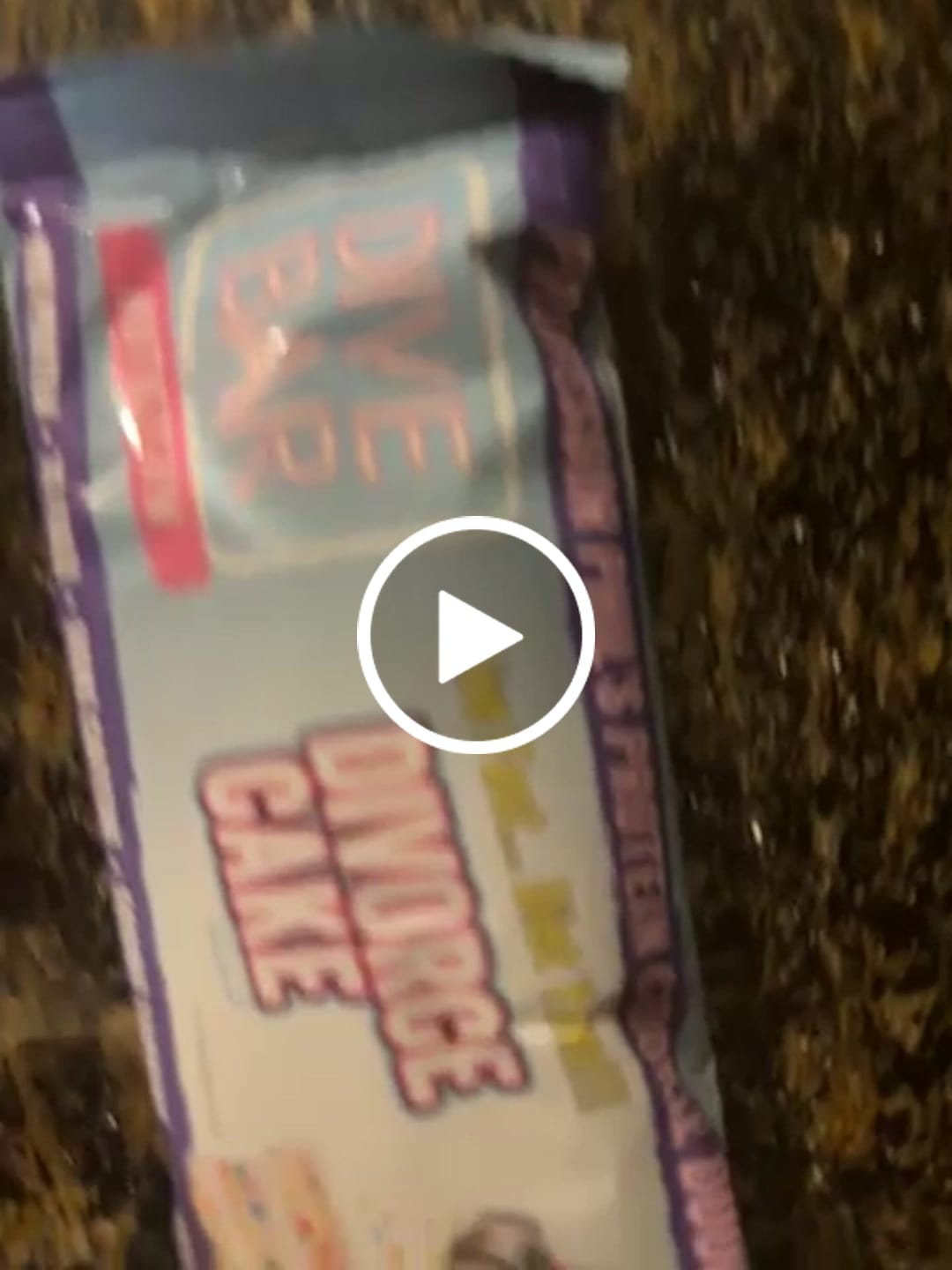 Customer video review of Divorce Cake