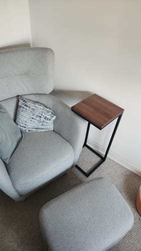 Customer photo review of Mesa lateral Piscolera 30 Toffee