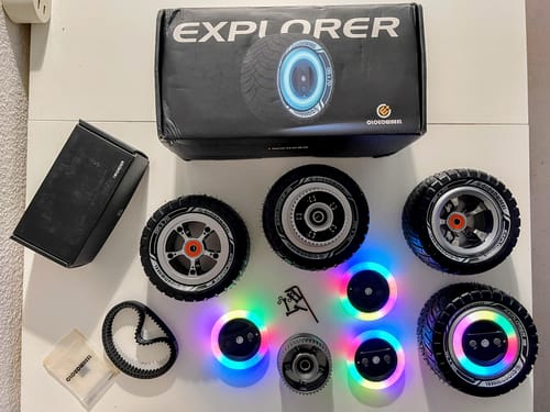 Customer photo review of CLOUDWHEEL Explorer 135mm Urban All Terrain Off Road Electric Skateboard Wheels