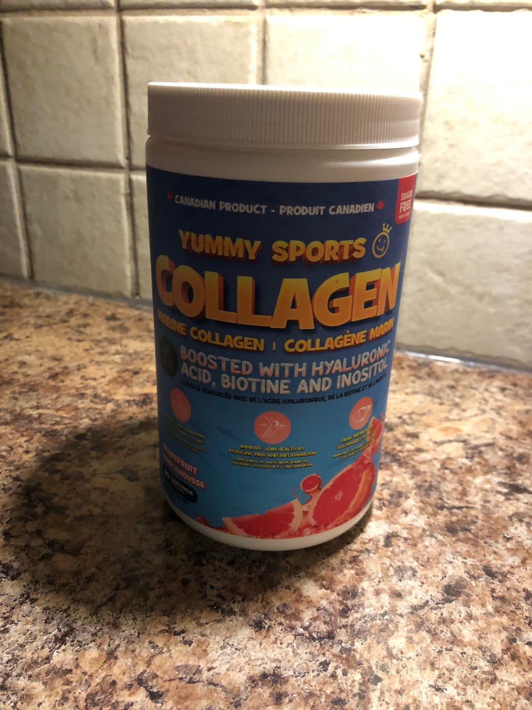 Customer photo review of Yummy Sports - Collagène marin + 435g