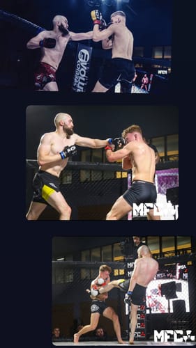 Customer photo review of Eryx Black Essential MMA Shorts