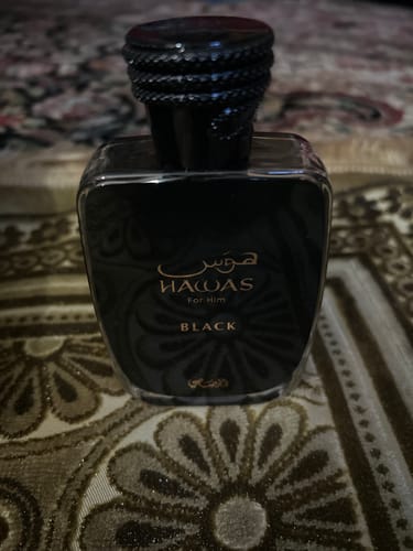 Customer photo review of Rasasi Hawas Black Eau De Parfum Spray for Men - 3.4 oz