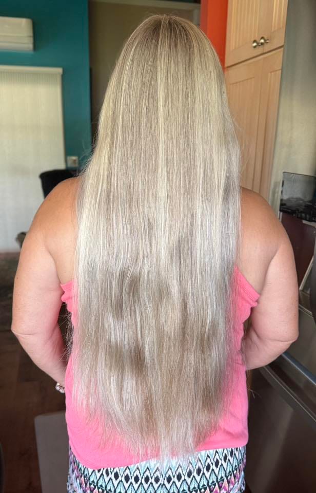Customer photo review of Blueberry Fields - Shampoo & Conditioner Bundle | Humby Organics