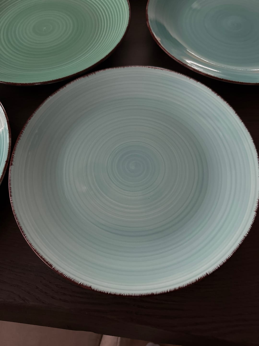 Customer photo review of Cookinglife Serviesset Delice Blauw 18-delig / 6 personen - 6 dinerborden, 6 diepe borden en 6 ontbijtborden