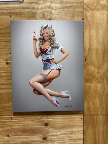 Customer photo review of Personalized Thin Gallery Canvas Wrap