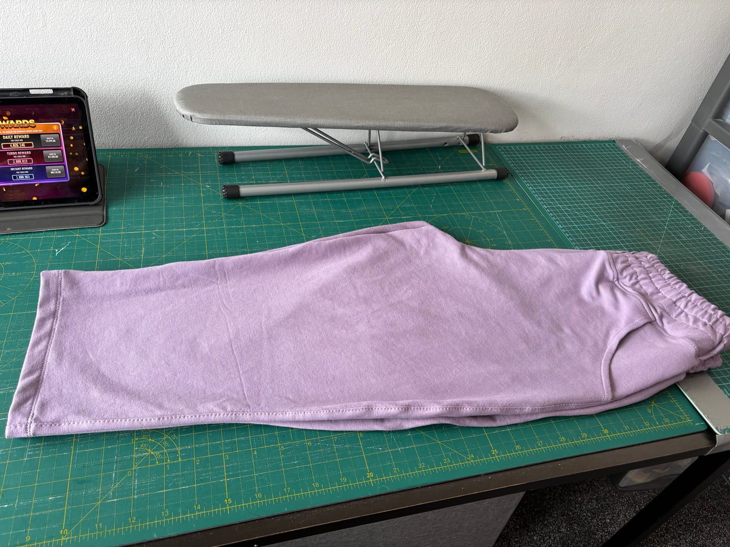 Customer photo review of Plain French Terry Fabric
