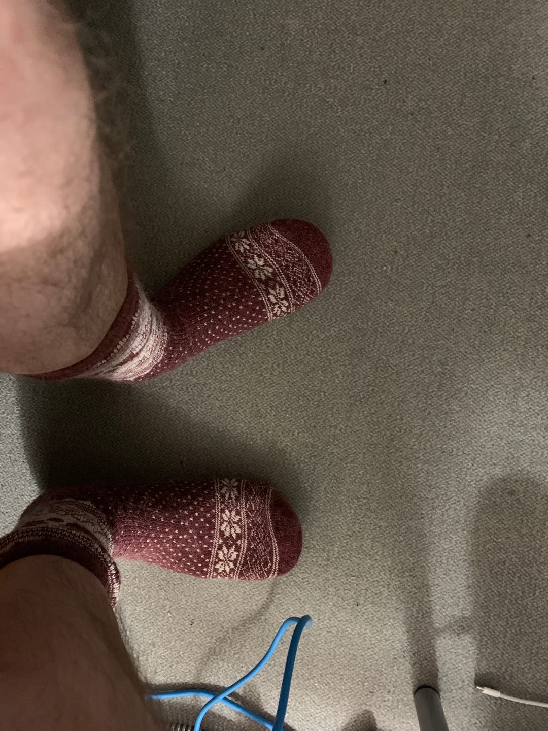 Customer photo review of Alpaka-& Merino Norweger-Socken