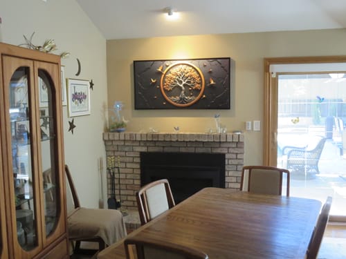 Customer photo review of 3D Celtic Tree of Life Wall Art IV
