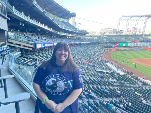 Customer photo review of Seattle Etsy Witch T-Shirt