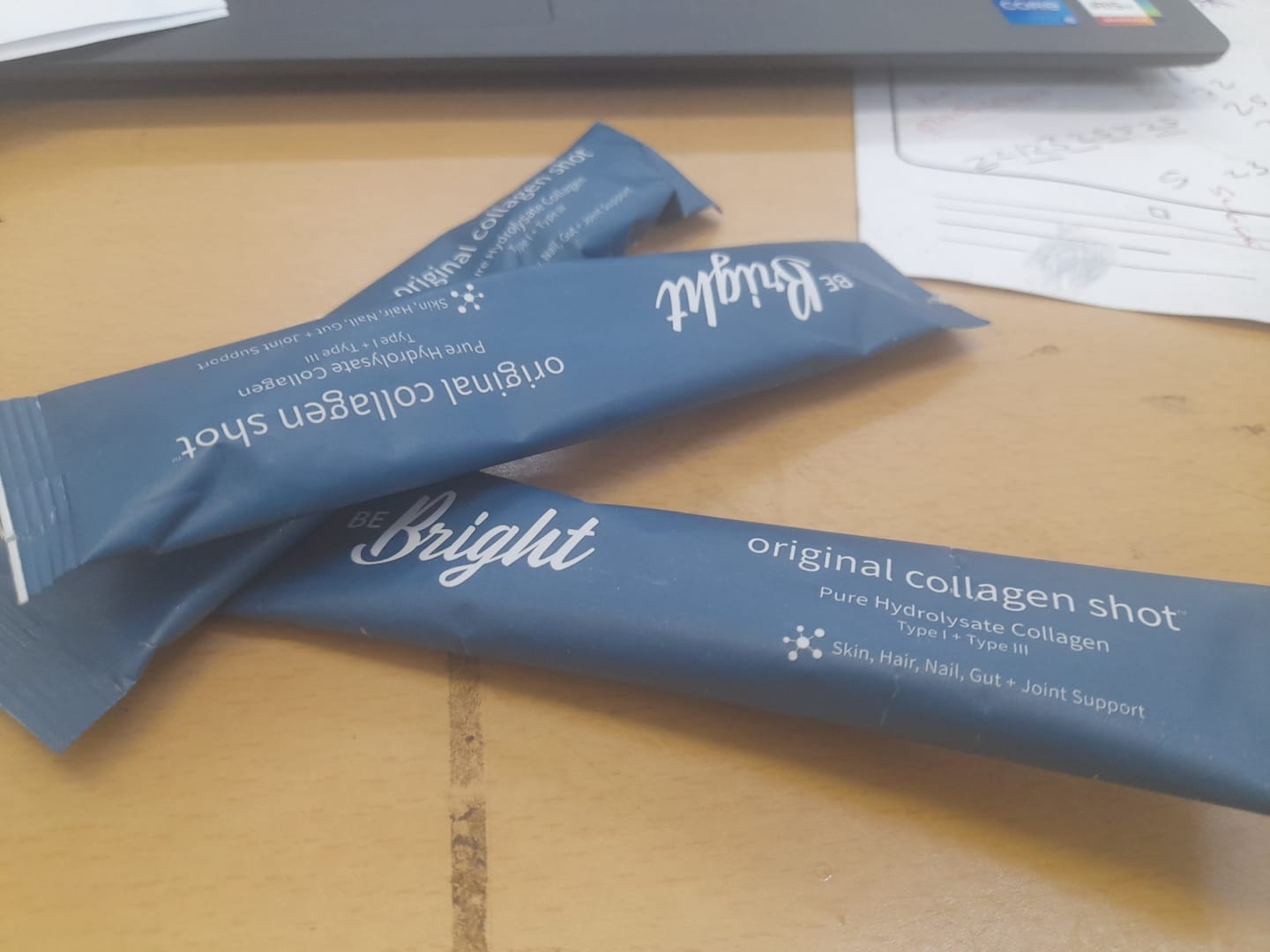 Customer photo review of ORIGINAL COLLAGEN 10g SHOT - 1 MONTH SUPPLY