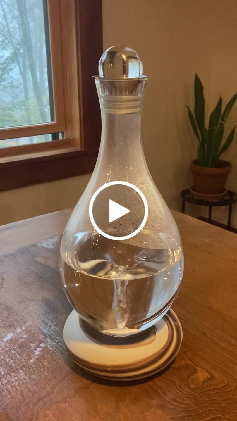 Customer video review of Swirl Structured Water Carafe