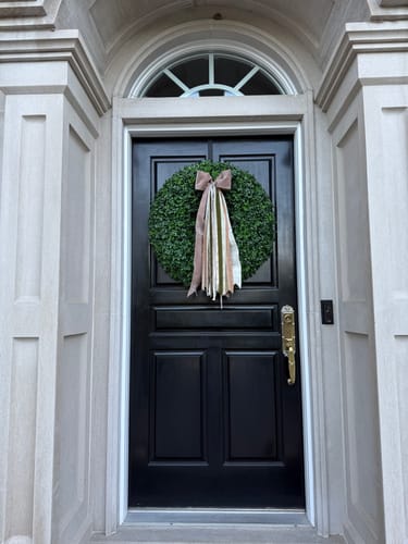 Customer photo review of Regal Harvest Soirée Wreath Ribbon
