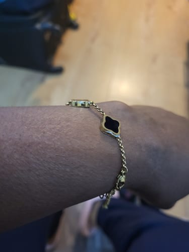 Customer photo review of Celine Clover Bracelet
