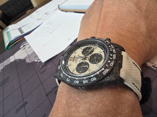 Customer photo review of VELOCIREX CARBON FIBER WATCH