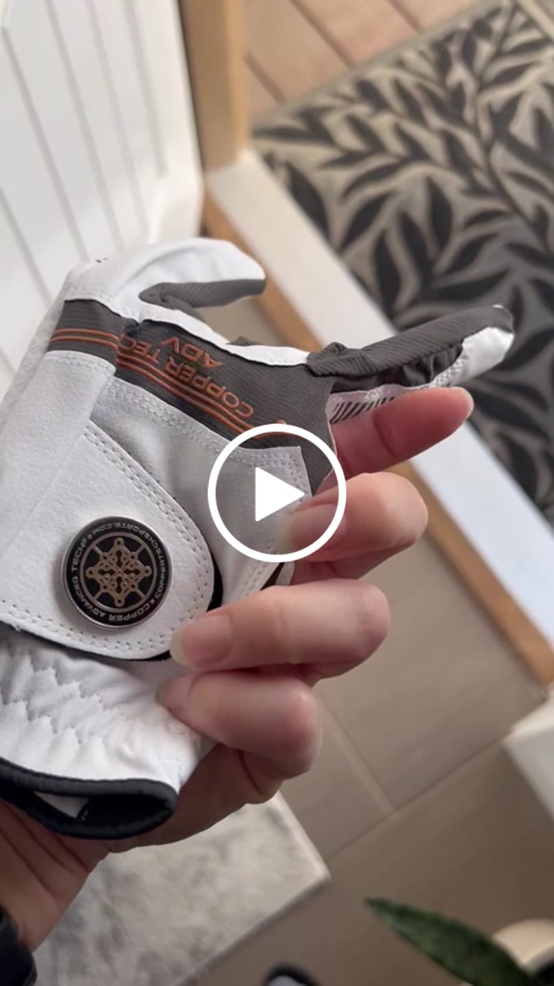 Customer video review of Copper Advanced Tech 2.0 Men's Golf Gloves [Worn on Left Hand]
