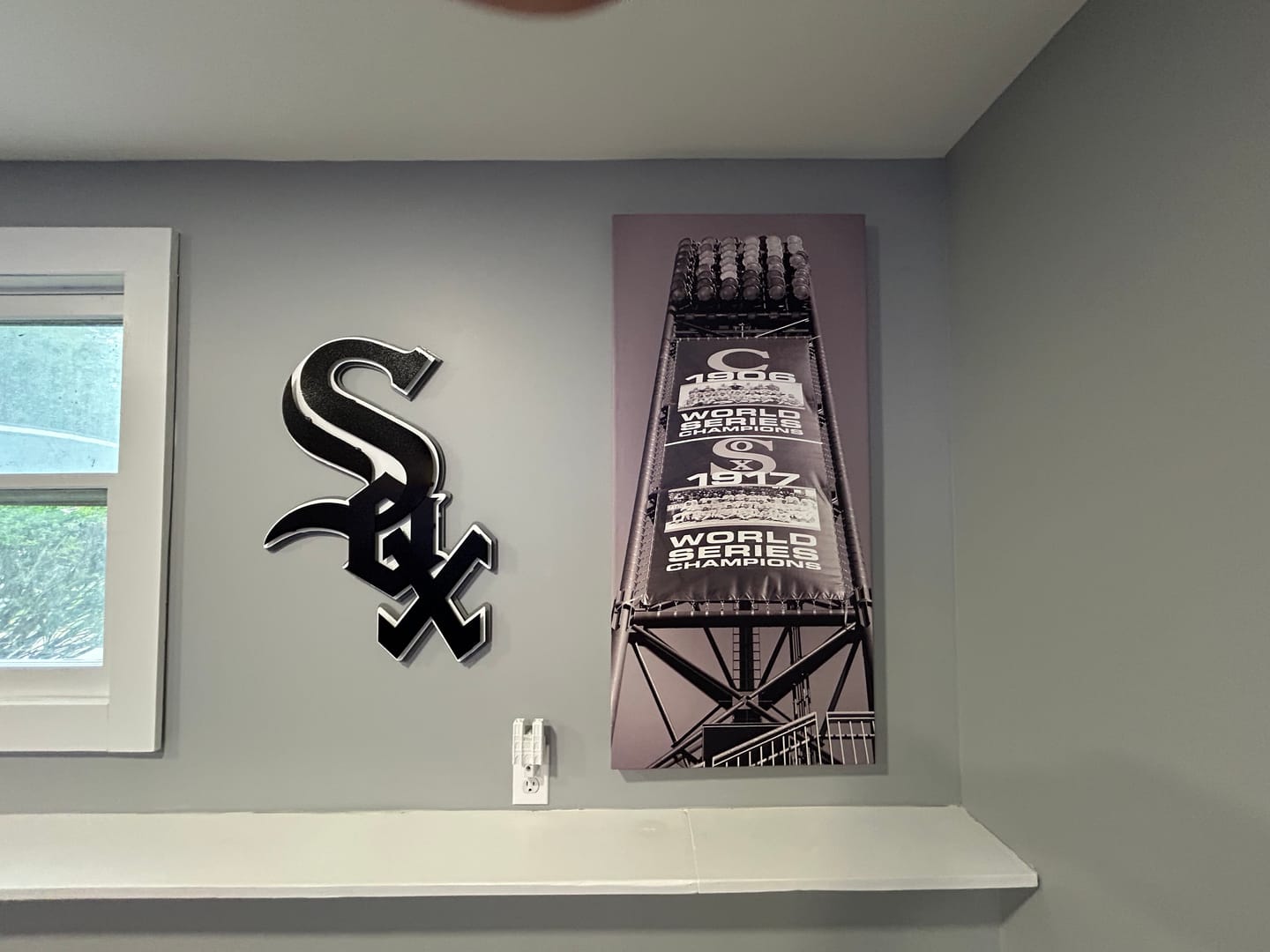 Customer photo review of Chicago White Sox 2005 WORLD SERIES CHAMPIONS 3D Metal Wall Art