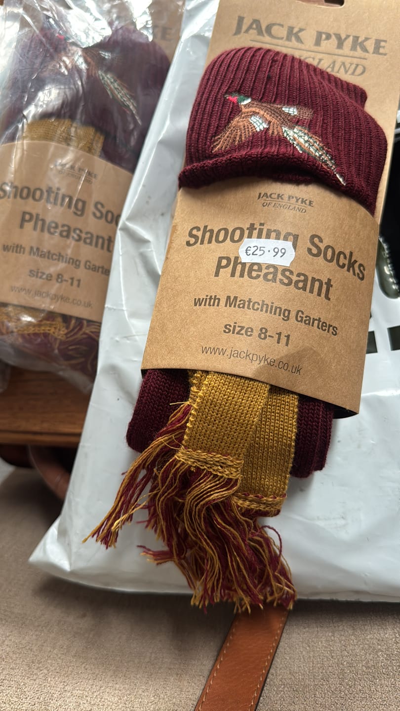 Customer photo review of Jack Pyke  Shooting Socks w Matching Garters