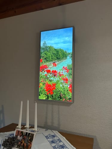 Customer photo review of Leuchtbild Acrylglas Canvalight® DIA | Eigenes Motiv | Hochformat