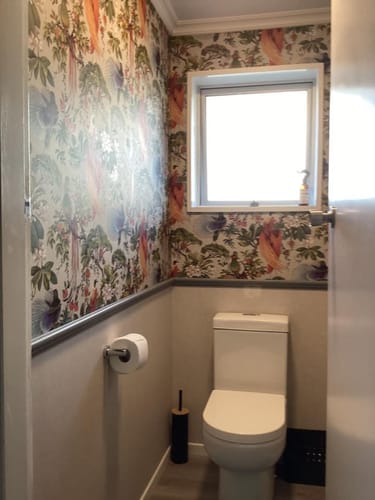 Customer photo review of Yasuni Wallpaper - Ochre - Discontinuing