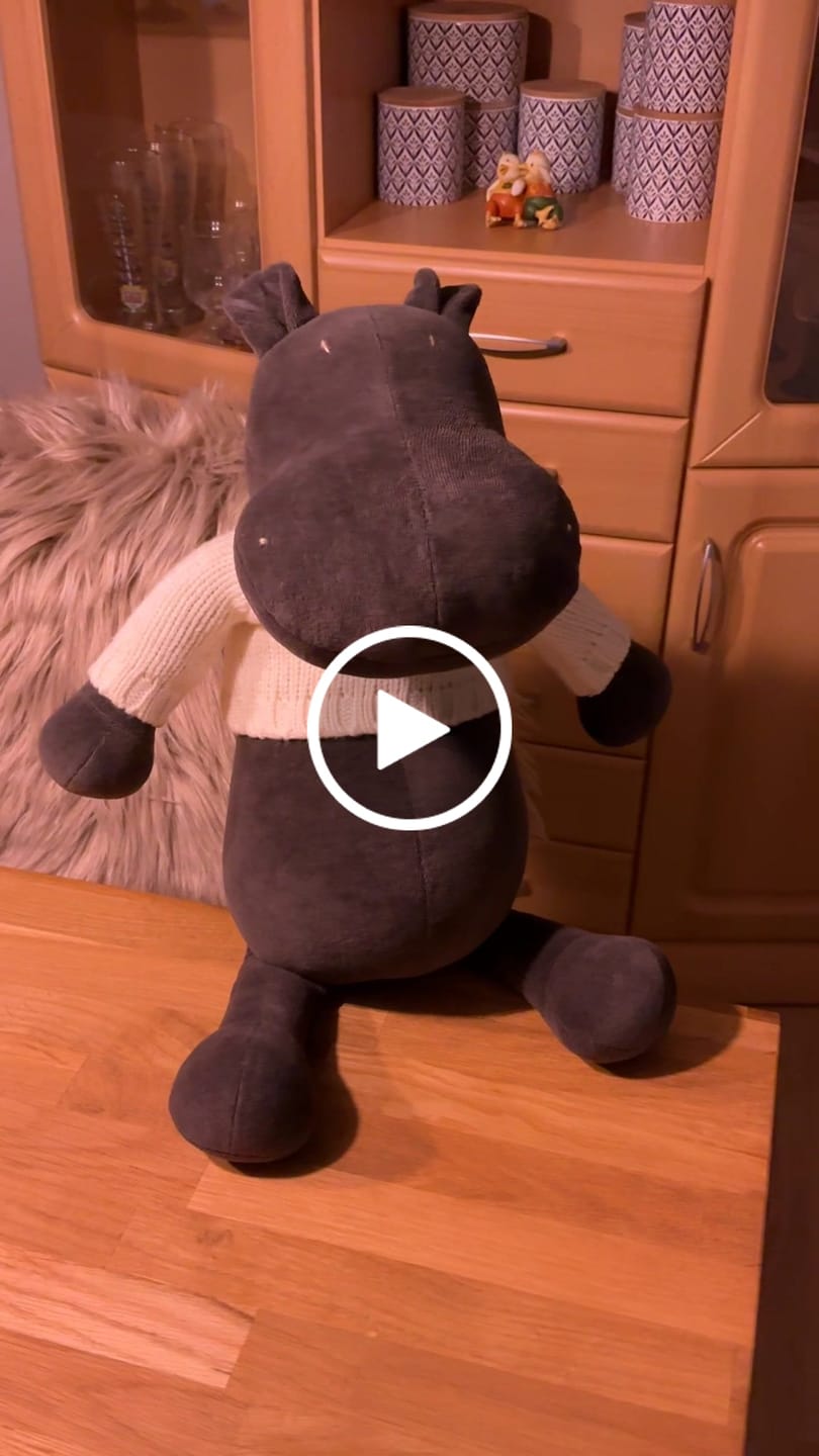 Customer video review of MOMO L'HIPPOPOTAME - XL