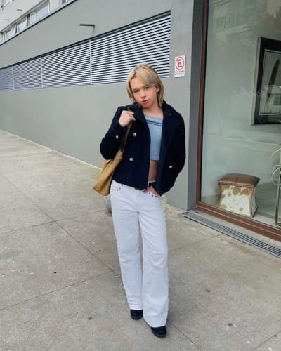 Customer photo review of Chaqueta Marinera Cuello Desmontable